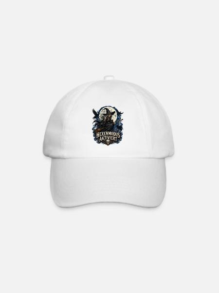 Hexenmodus Aktiviert - Baseballkappe - Weiß/Weiß