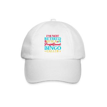 Bingo Game Professional Bingo Caller Bingo - Baseballkappe - Weiß/Weiß - Vorne