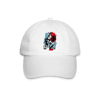 Fußball - Baseballkappe - Weiß/Weiß - Vorne