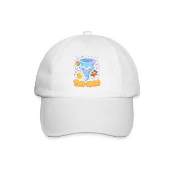  Zwei Nado 2. Geburtstag Kawaii Tornado Niedlicher - Baseballkappe - Weiß/Weiß - Vorne