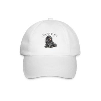Neufundländer Hund Newfie Hunderasse Hundeliebe - Baseballkappe - Weiß/Weiß - Vorne