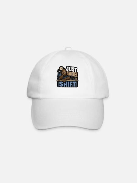 Just Another Shift Bigfoot - Baseballkappe - Weiß/Weiß