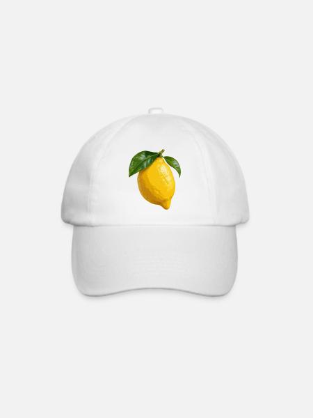 Zitrusfrüchte aus Amalfi - Baseballkappe - Weiß/Weiß