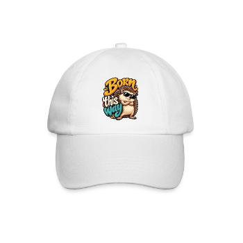 Igel - Baseballkappe - Weiß/Weiß - Vorne