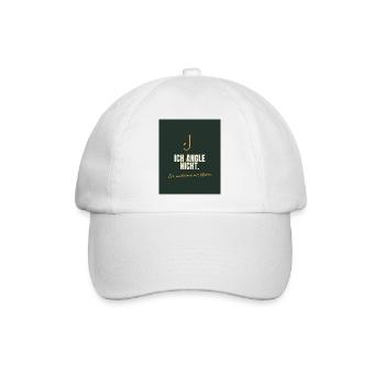 Angeln - Baseballkappe - Weiß/Weiß - Vorne