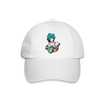 Anime Ramen - Baseballkappe - Weiß/Weiß - Vorne
