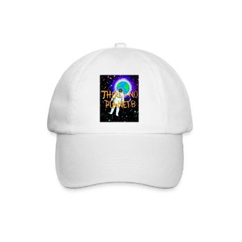 Astronaut im All – Kein Plan B - Baseballkappe - Weiß/Weiß - Vorne