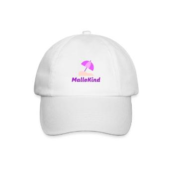 MalleKind Sommer - Baseballkappe - Weiß/Weiß - Vorne