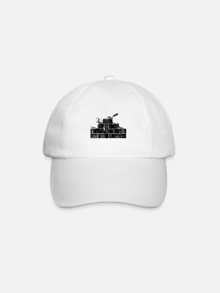 Maurer Geschenkkdeen Pocket - Baseballkappe - Weiß/Weiß