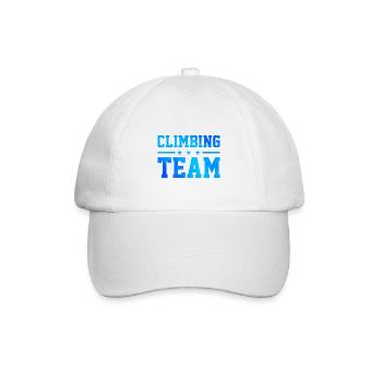 Climbing Team Climbing Bouldering Rock Climber Mou - Baseballkappe - Weiß/Weiß - Vorne