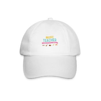 Mentor aller Dinge Instrumentalist Geschenk - Baseballkappe - Weiß/Weiß - Vorne