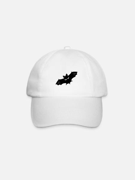 Bat - Baseballkappe - Weiß/Weiß
