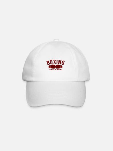 Boxsport Boxing - Baseballkappe - Weiß/Weiß