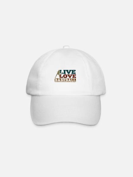Baseball - Baseballkappe - Weiß/Weiß