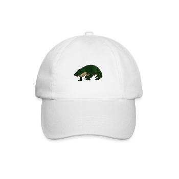 Alligator - Baseballkappe - Weiß/Weiß - Vorne