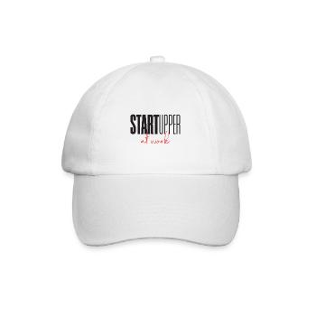 Startupper Startup at work - Baseballkappe - Weiß/Weiß - Vorne