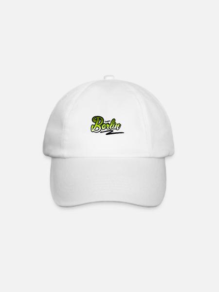 Berlin - Baseballkappe - Weiß/Weiß