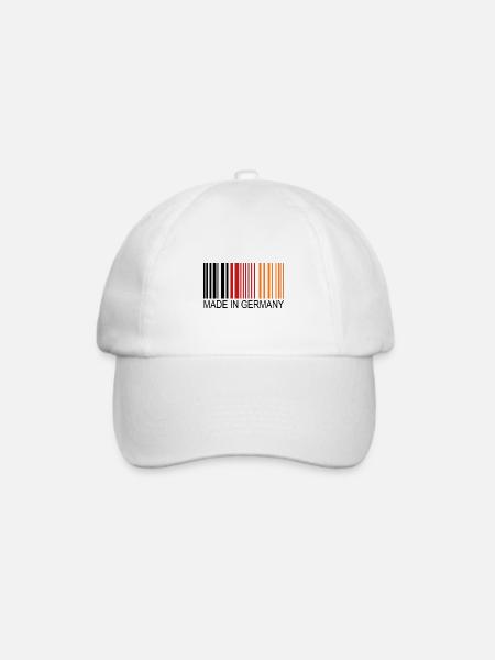 Made in Germany - Baseballkappe - Weiß/Weiß
