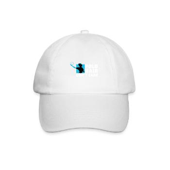 Polo Haar Schwimmer Geschenk - Baseballkappe - Weiß/Weiß - Vorne