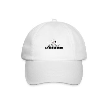Watten Angstgegner - Baseballkappe - Weiß/Weiß - Vorne