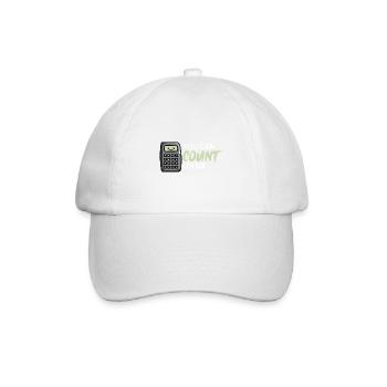 Auf mich verlassen Buchhalter Gift - Baseballkappe - Weiß/Weiß - Vorne