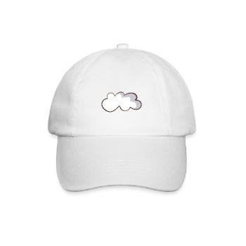 Wolke - Baseballkappe - Weiß/Weiß - Vorne