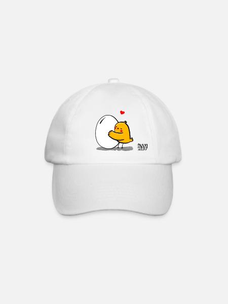 Geschwister Ei - Baseballkappe - Weiß/Weiß