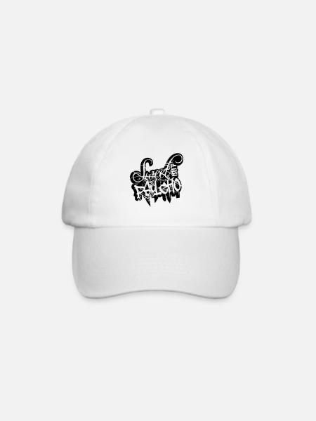 kratzer risse stempel cool suess spruch sweet cute - Baseballkappe - Weiß/Weiß