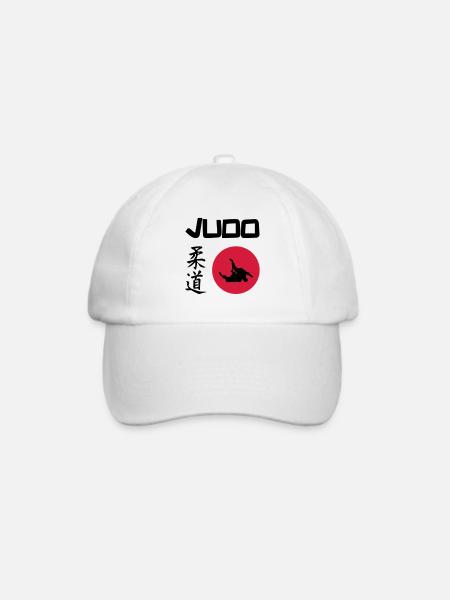 Judo - Baseballkappe - Weiß/Weiß