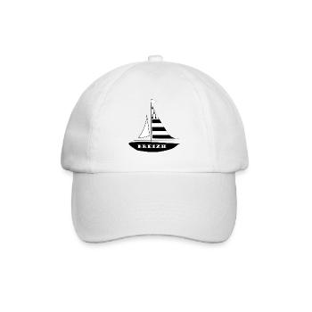 Breizh Boot - Baseballkappe - Weiß/Weiß - Vorne