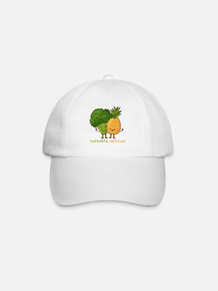 lustige Herbalife Ernährung - Baseballkappe - Weiß/Weiß