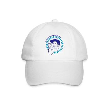 TUTEN! TUTEN! Neg, der urbane Cowboy - Baseballkappe - Weiß/Weiß - Vorne