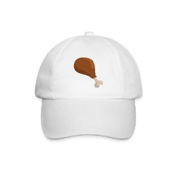 Thanksgiving Keule - Baseballkappe - Weiß/Weiß - Vorne