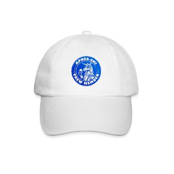 Einhorn Apres Ski Team Spruch - Baseballkappe - Weiß/Weiß - Vorne
