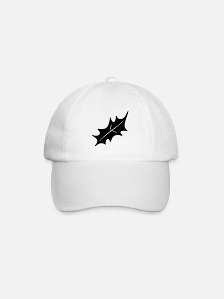 Stechpalme - Baseballkappe - Weiß/Weiß