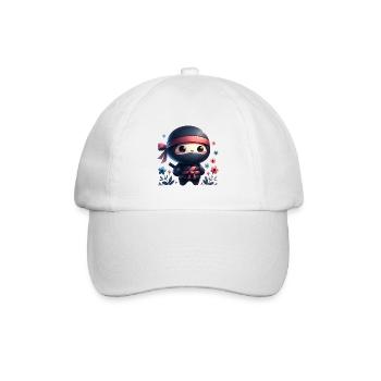 Ninja - Baseballkappe - Weiß/Weiß - Vorne