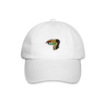 Mandala Tucan colour - Baseballkappe - Weiß/Weiß - Vorne