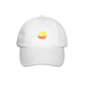 Eher klettern Reiseführer Gift - Baseballkappe - Weiß/Weiß - Vorne