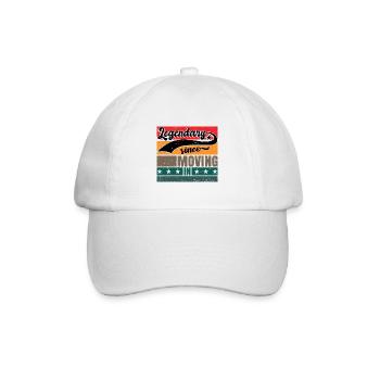 Legendär seit dem Einzug - Baseballkappe - Weiß/Weiß - Vorne