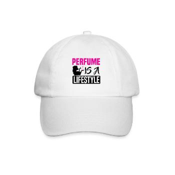 Parfüm Fragrance Perfüm Perfume Parfum Duft - Baseballkappe - Weiß/Weiß - Vorne