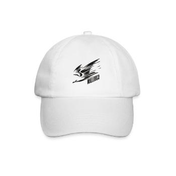 Mallorca Sturzflug Tiefflieger Möwe Urlaub T-Shirt - Baseballkappe - Weiß/Weiß - Vorne