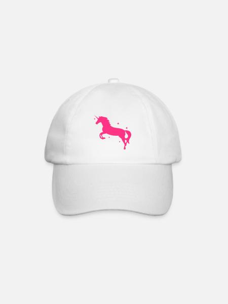Einhorn - Baseballkappe - Weiß/Weiß