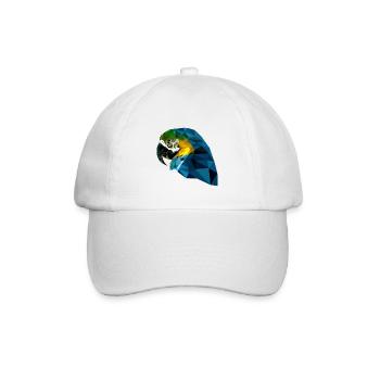 Papagei - Baseballkappe - Weiß/Weiß - Vorne
