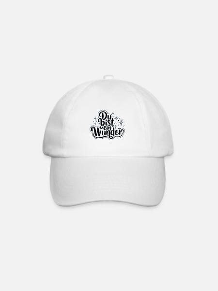 Du bist ein Wunder - Baseballkappe - Weiß/Weiß