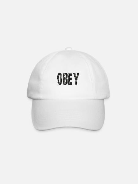 Obey - Baseballkappe - Weiß/Weiß
