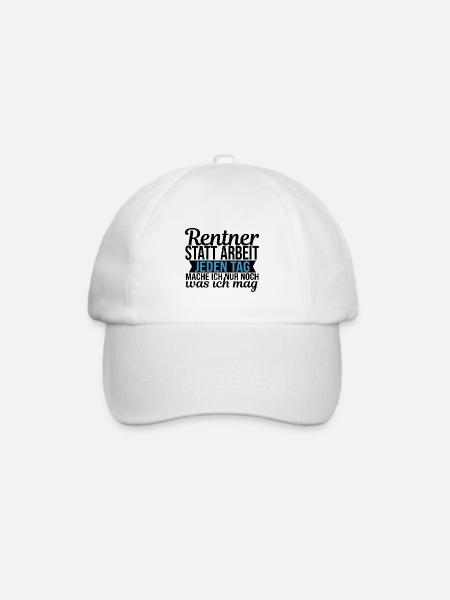 Im Ruhestand Rente Mitarbeiter Abschiedsgeschenk - Baseballkappe - Weiß/Weiß