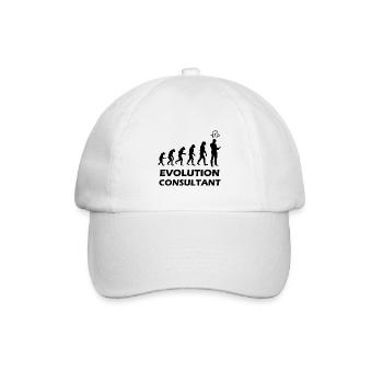 Evolution Consultant Berater Wirtschaftsprüfer - Baseballkappe - Weiß/Weiß - Vorne