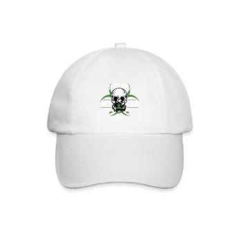 Über mein Labor Labortechniker Gift - Baseballkappe - Weiß/Weiß - Vorne