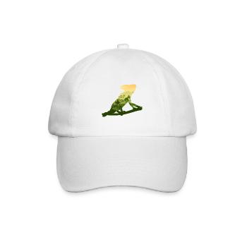 Chamäleon - Baseballkappe - Weiß/Weiß - Vorne