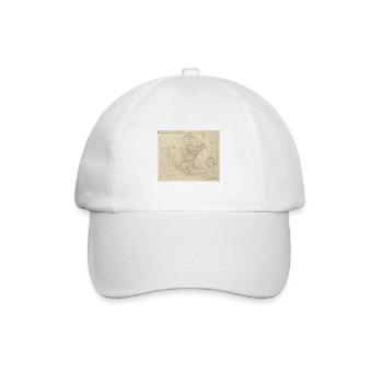 Nordamerika 1745 - Baseballkappe - Weiß/Weiß - Vorne
